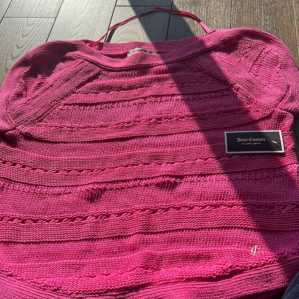 Juicy couture pink poncho new with tags